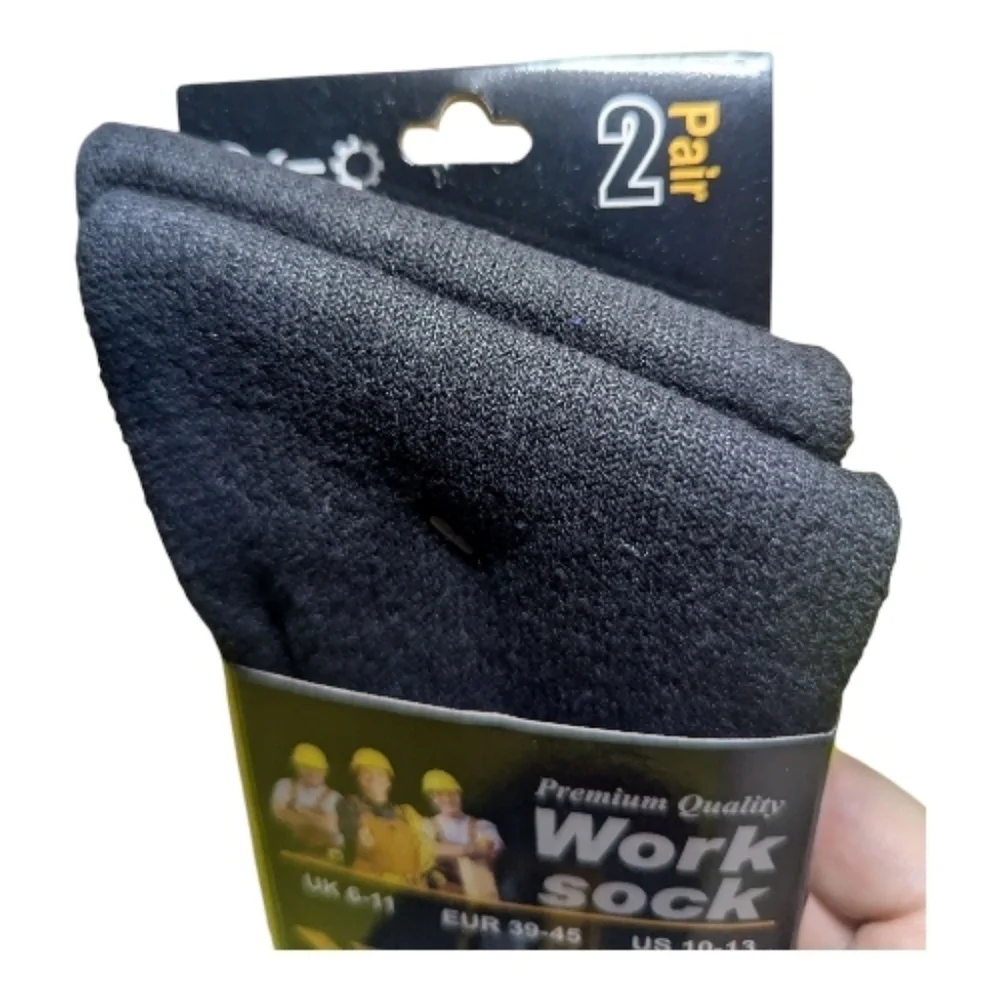 Premium Quality Work Sock - Black and Gray